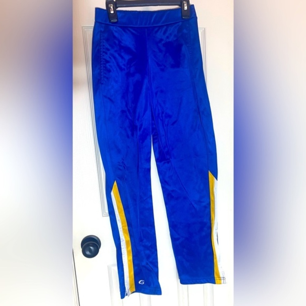 GTM Girls Cheer Warm up pants size YL